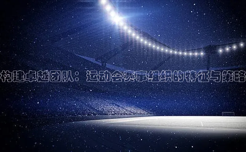 构建卓越团队：运动会赛事组织的特征与策略